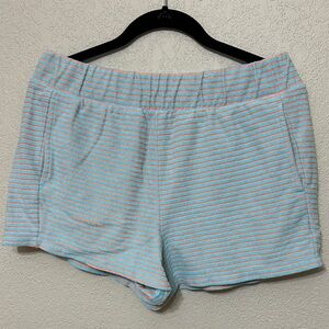 Peloton Teal and Orange Striped Garment